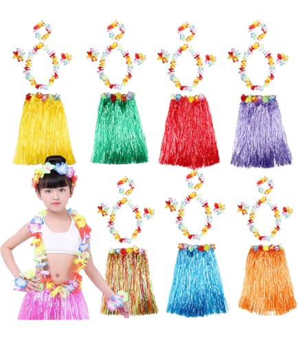 Amazon.co.jp: [LIVRER] フラダンス 衣装 キッズ レイ スカート